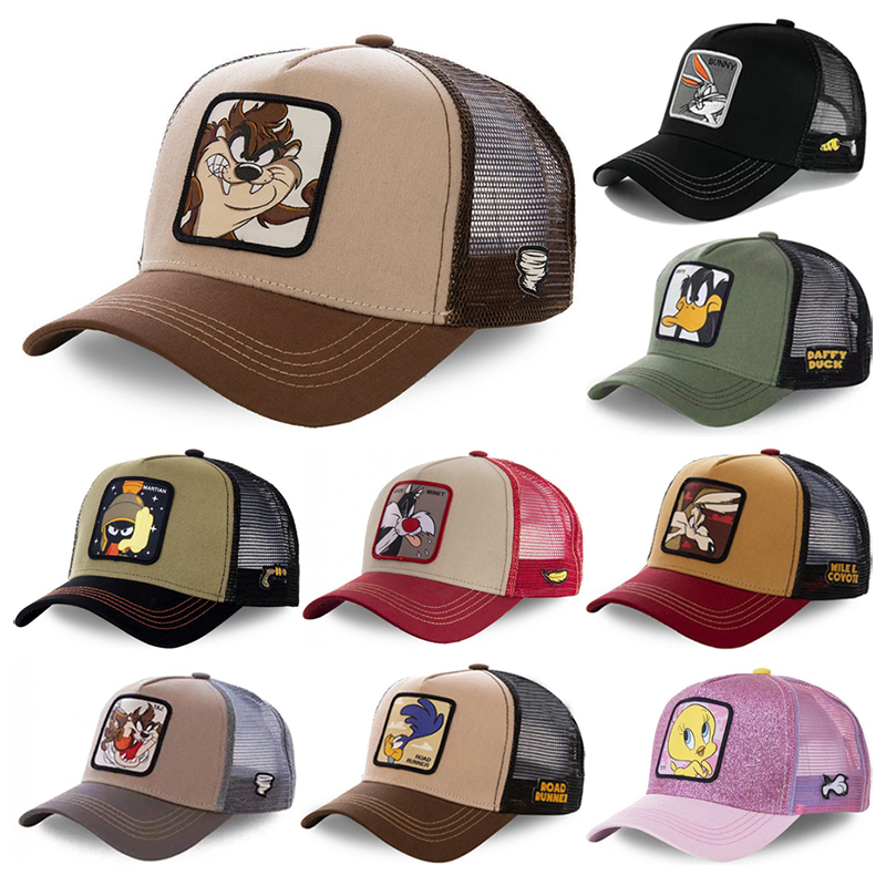 Trucker Cap Mesh - Cartoon Anime Trucker Cap Mesh Back