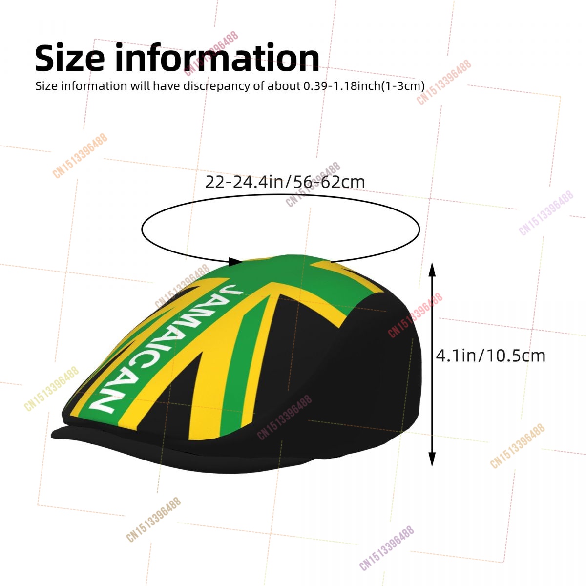 Jamaica UK Flag Men Women Flat - Newsboy Cap Ivy review and price
