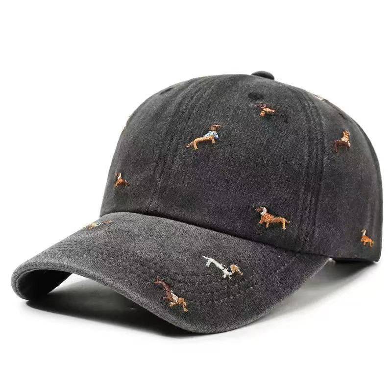 Dachshund Embroidery Washed Co - Dad Hat Cotton review and price