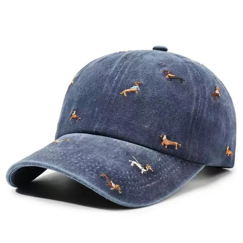 Dachshund Embroidery Washed Co - Dad Hat Cotton review and price