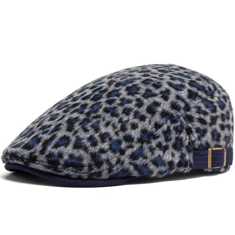 1pc Women Men Leopard Print Fl - Newsboy Cap Ivy review and price