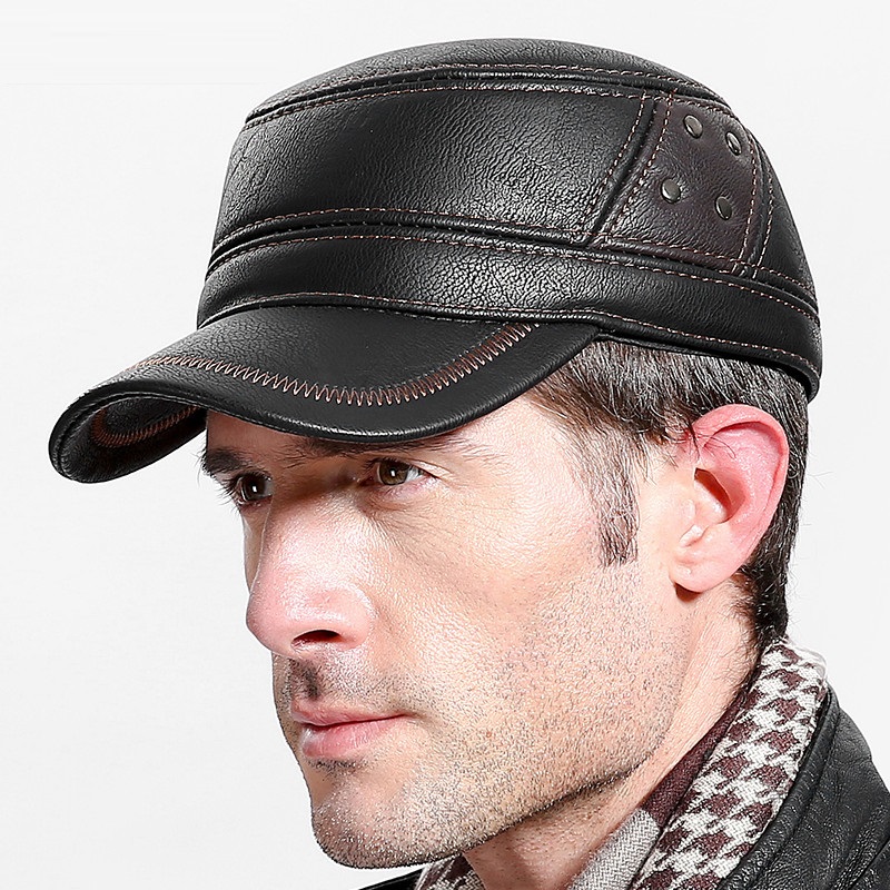 Cowskin Genuine Leather Baseba - Baseball Cap Structured review and price