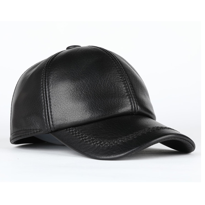 Adult New Genuine Leather Hat  - Baseball Cap Structured review and price