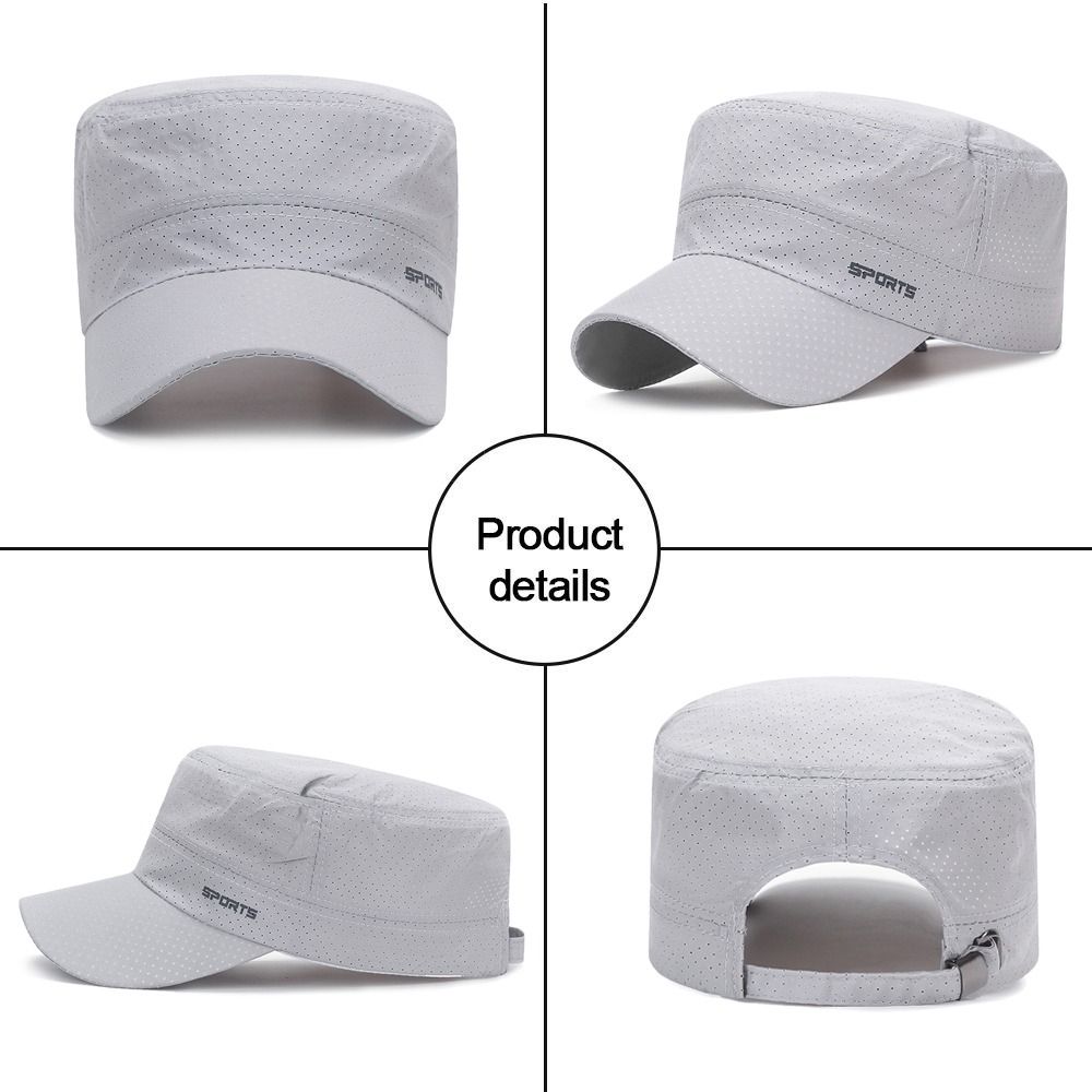 Outdoor Breathable Sun Hat Adj - Snapback Hat Flat review and price