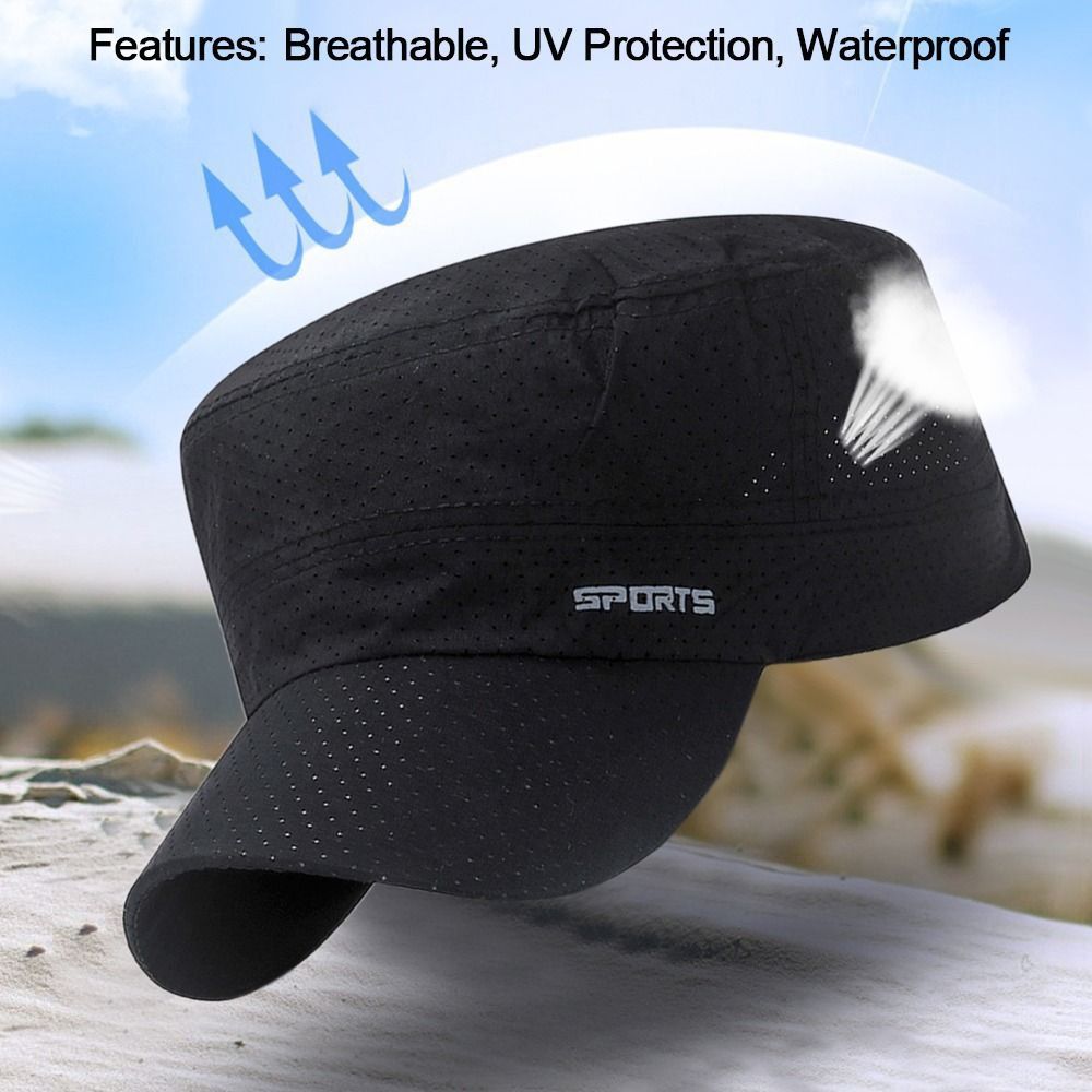 Outdoor Breathable Sun Hat Adj - Snapback Hat Flat review and price