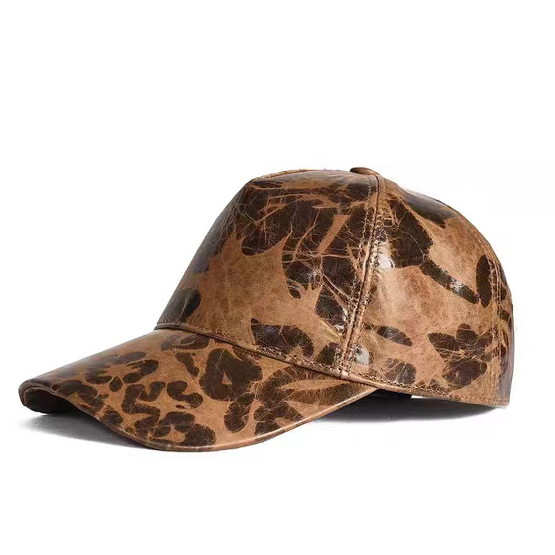 Letters Printed Leather Baseba - Baseball Cap Structured review and price