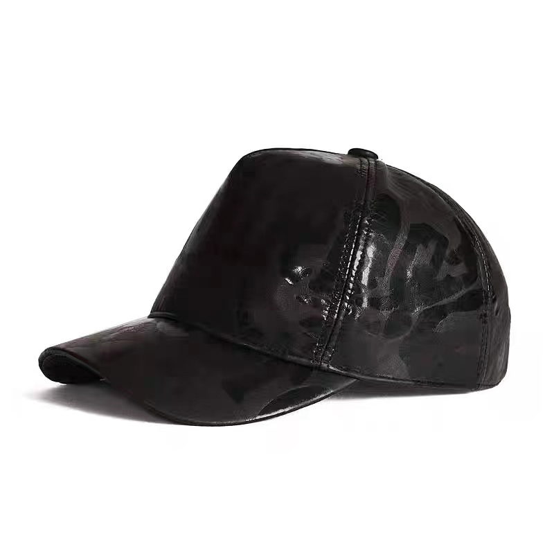 Letters Printed Leather Baseba - Baseball Cap Structured review and price