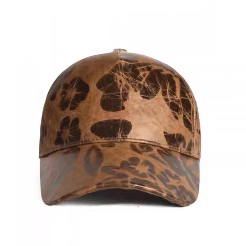 Letters Printed Leather Baseba - Baseball Cap Structured review and price