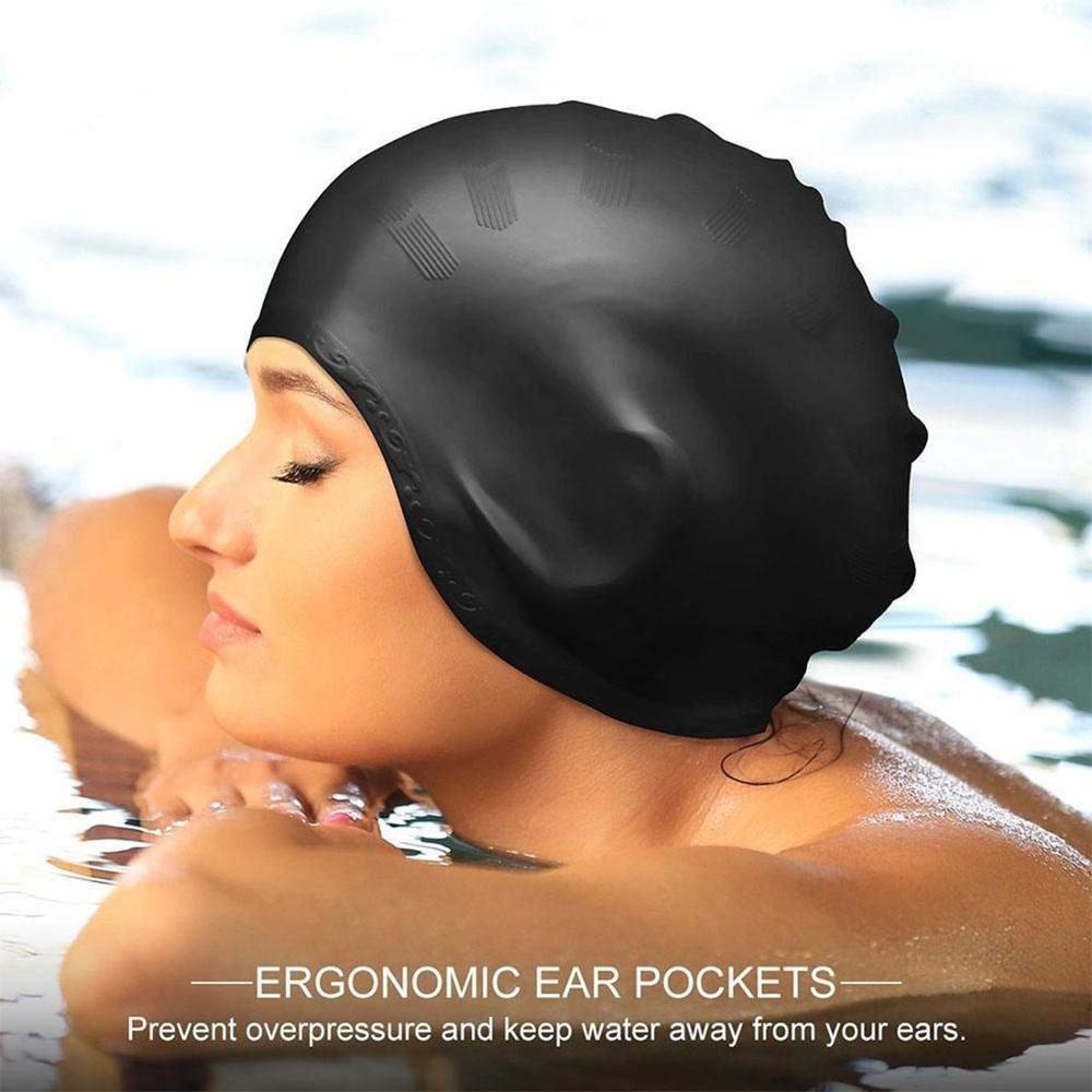 Adults High Elastic Swimming C - Swim Hat Silicone review and price