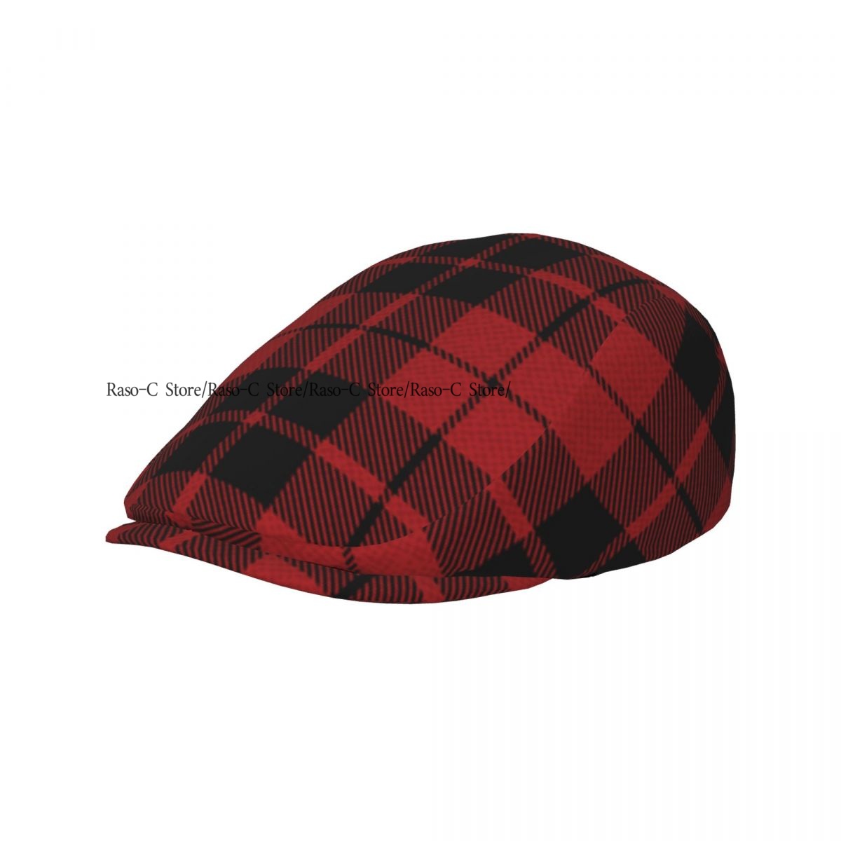 Adult Flat Cap Red Plaid Tarta - Newsboy Cap Ivy review and price
