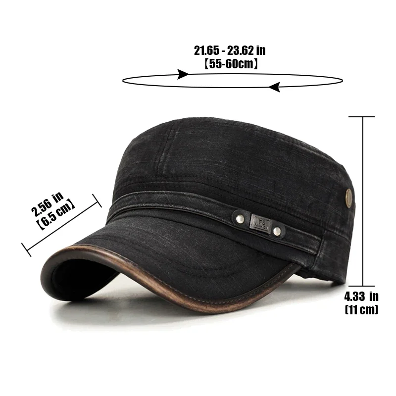 Leather Brim Washed Distressed - Dad Hat Cotton review and price