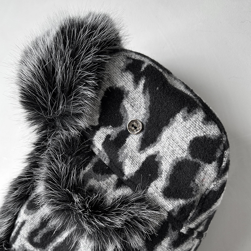 Women Leopard Print Fleece Tra - Trapper Hat Ear Flap review and price